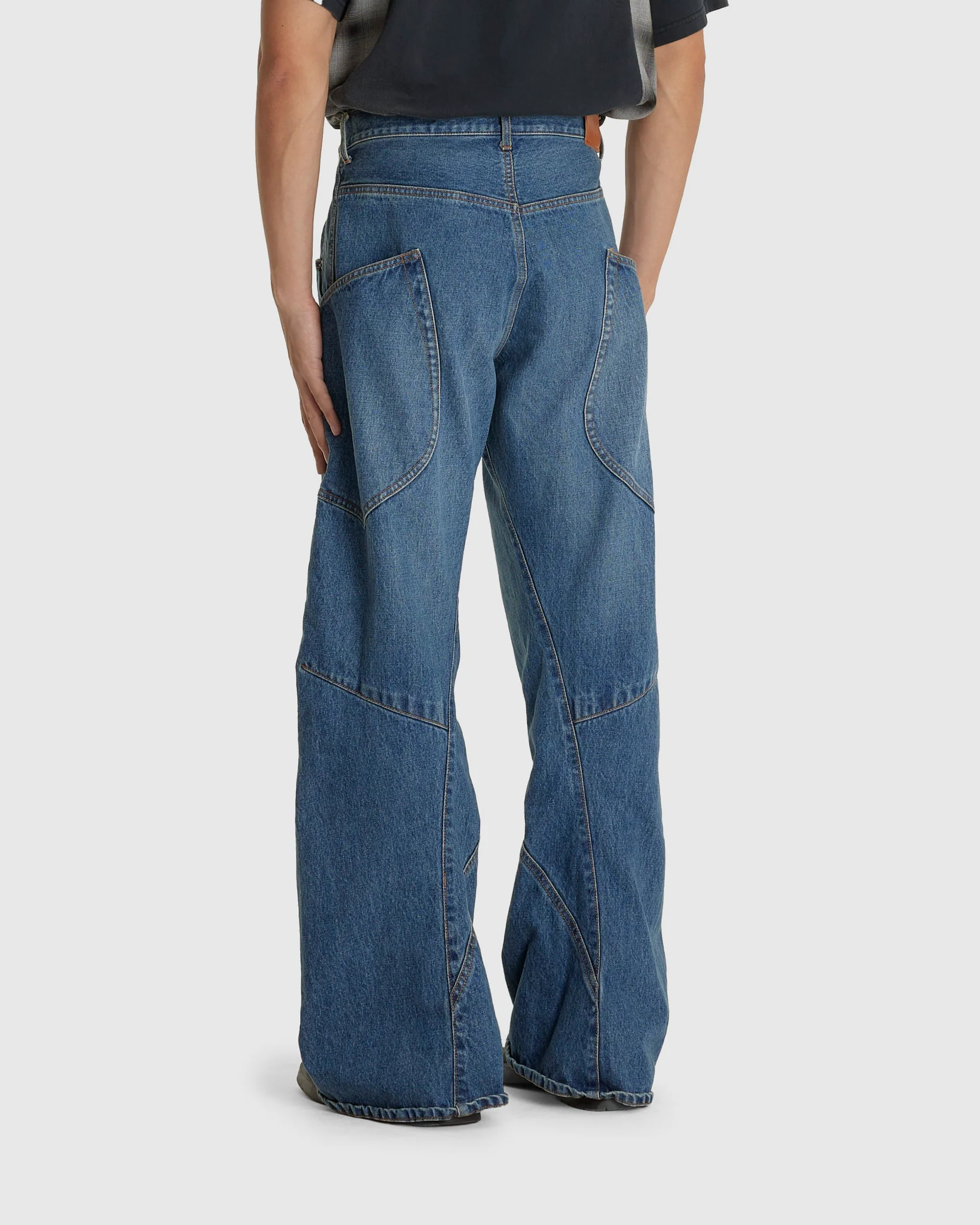 3D Cutting Denim Pants - Image 3