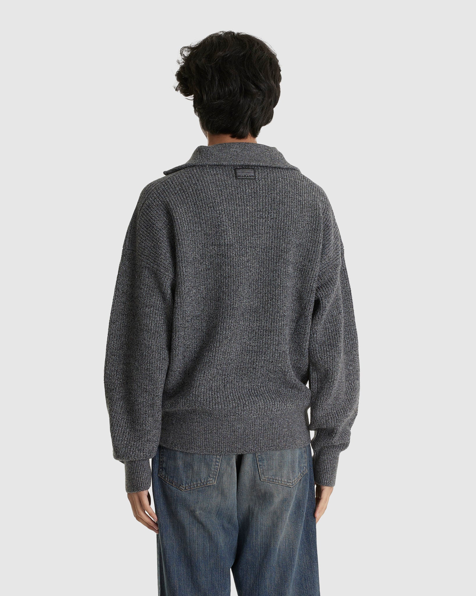 Benny Pullover Dark Grey - Image 3