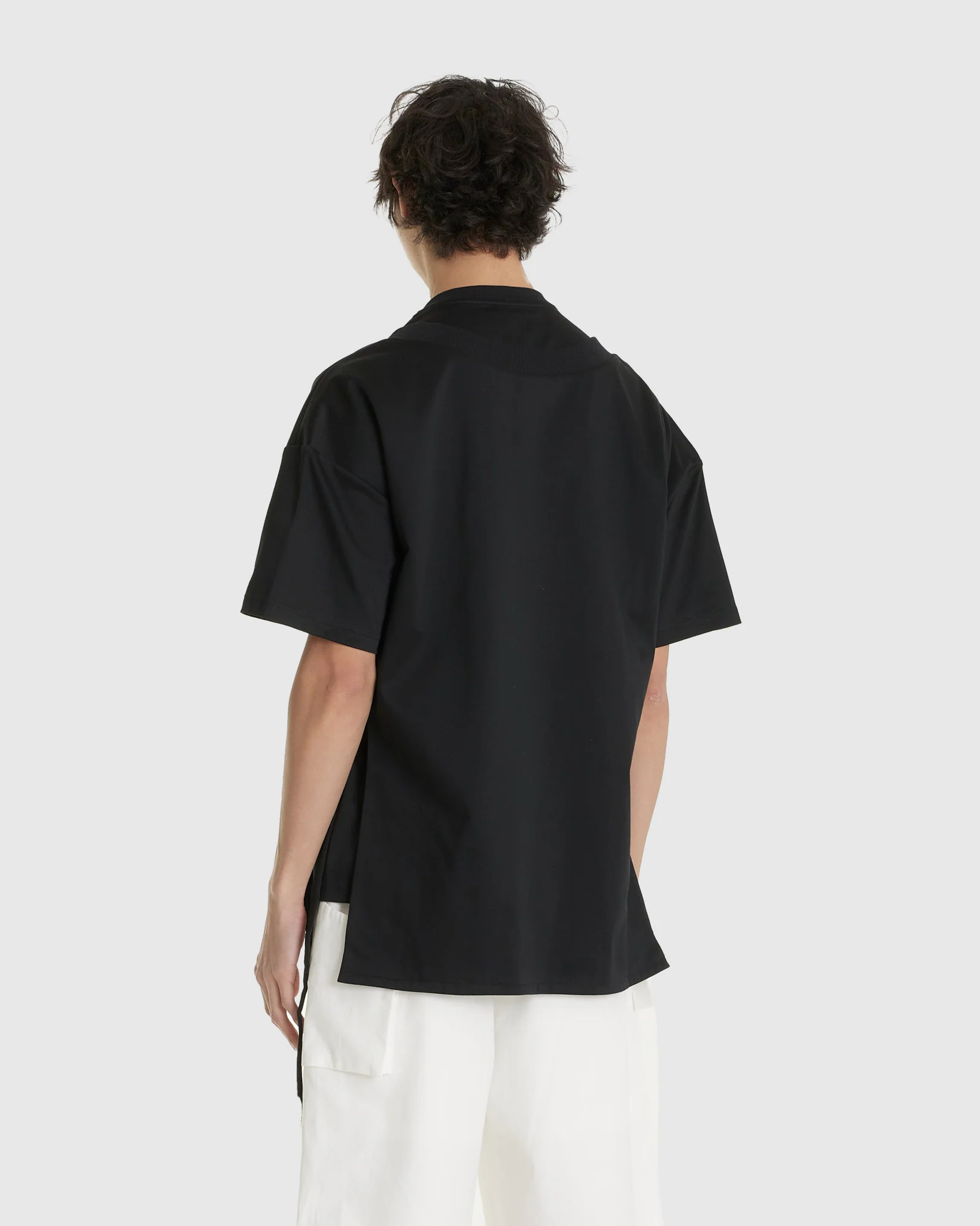 Layered T-Shirt Black - Image 3