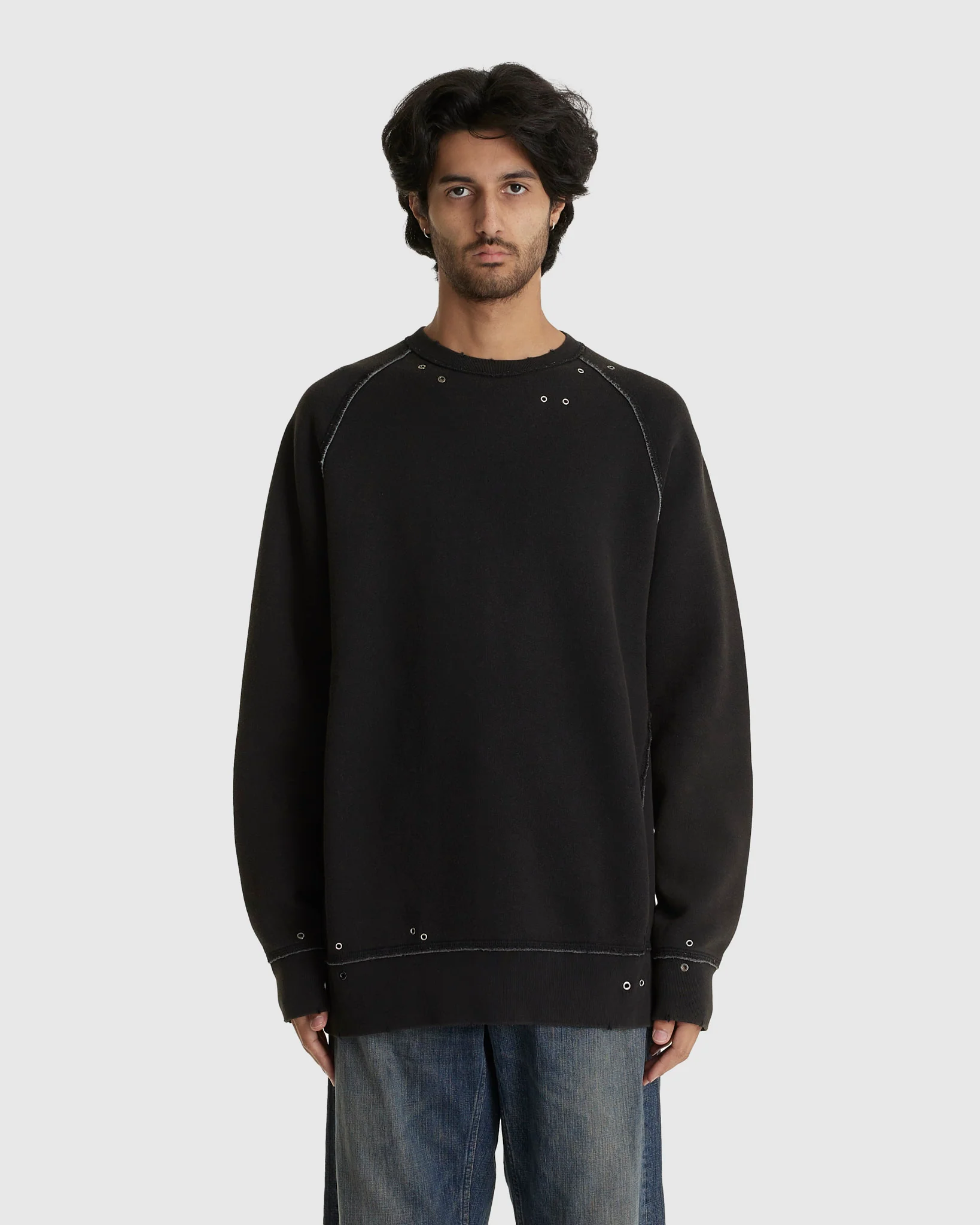 Mitchell Sweatshirt Faded Black
