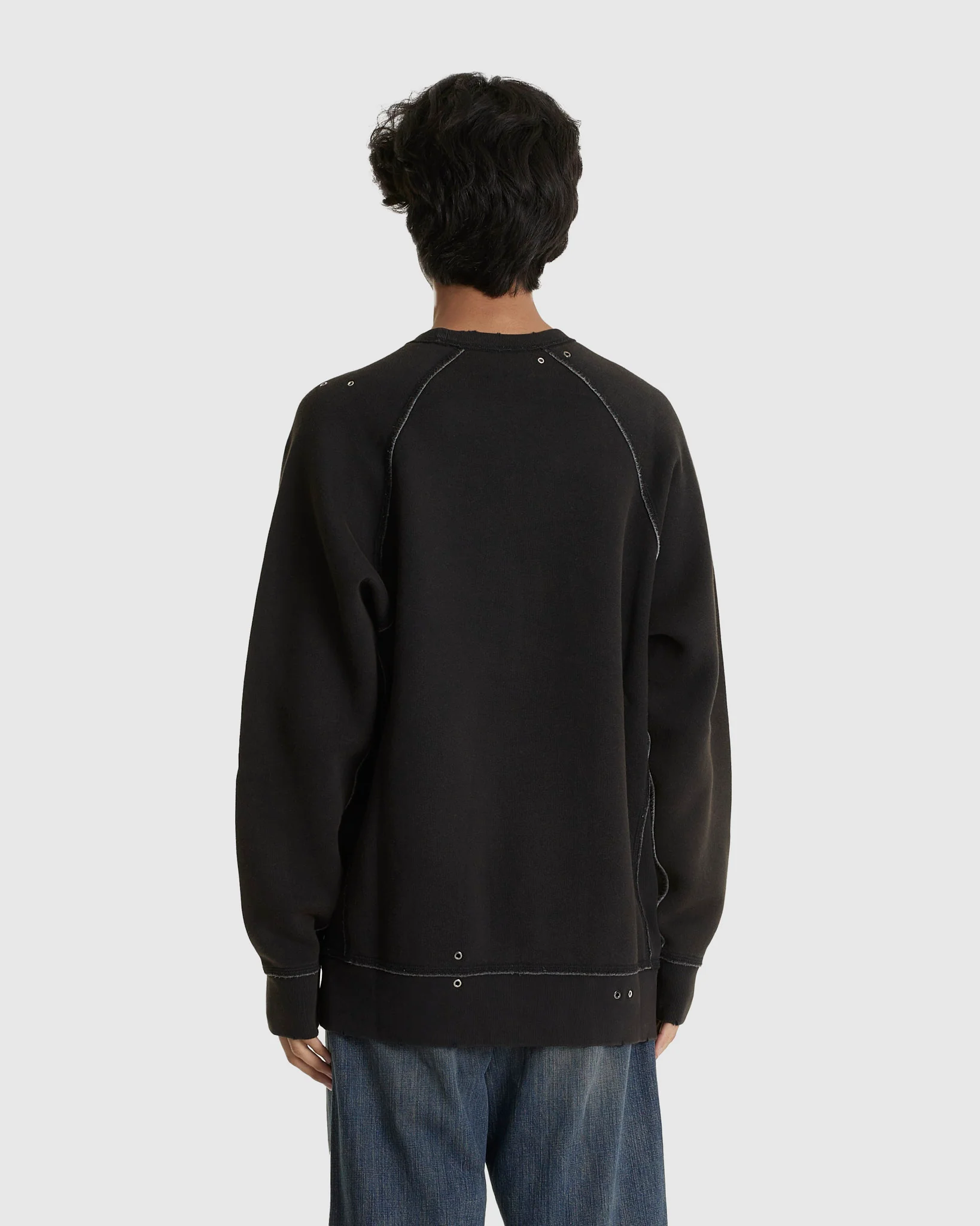 Mitchell Sweatshirt Faded Black - Image 3