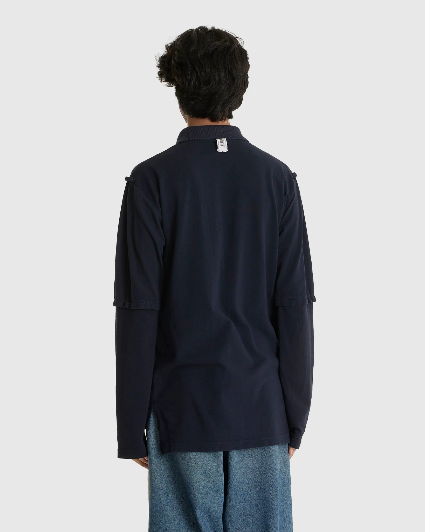 Sprayed Polo Longsleeve - Image 3