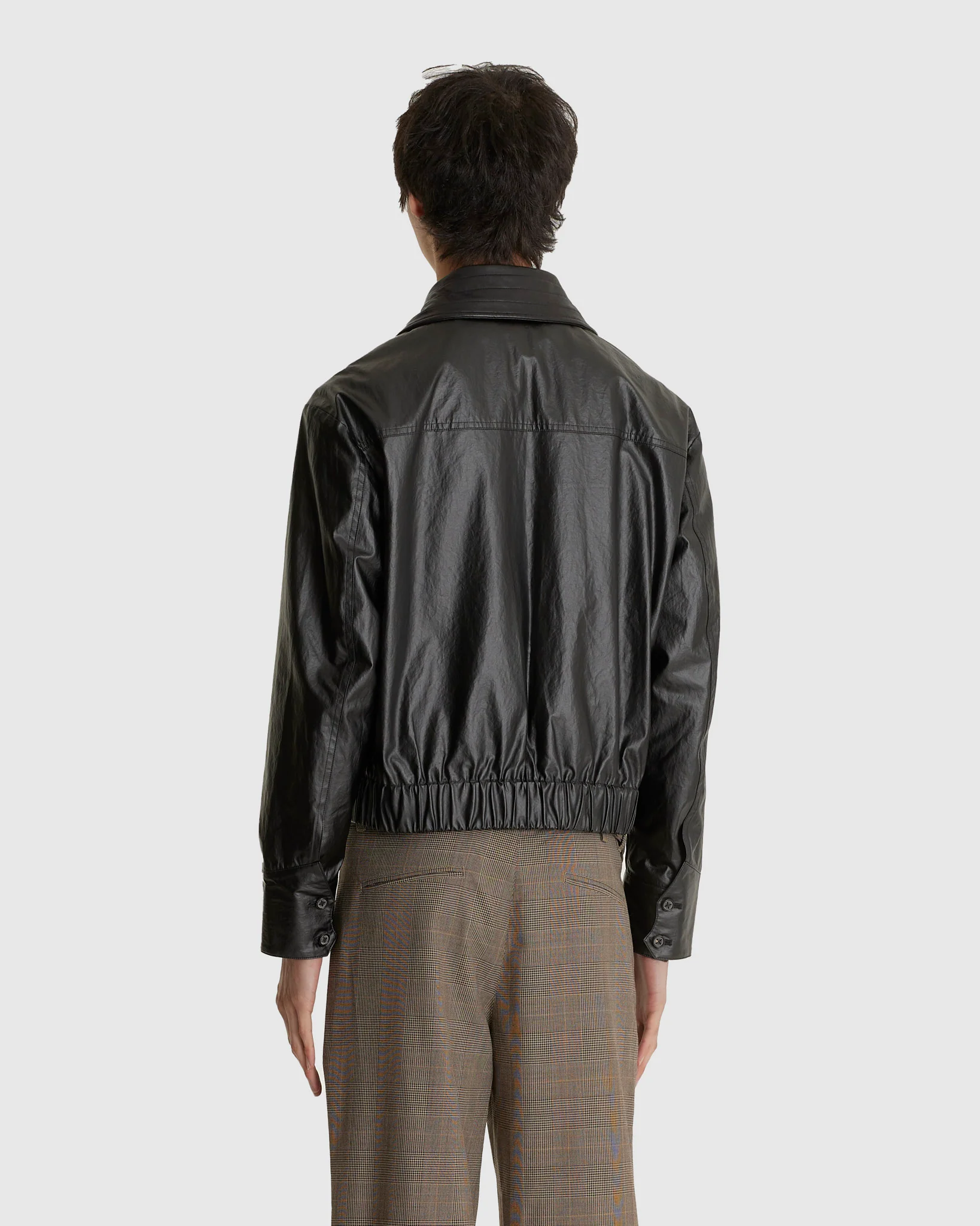Watson Leather Collar Jacket - Image 3